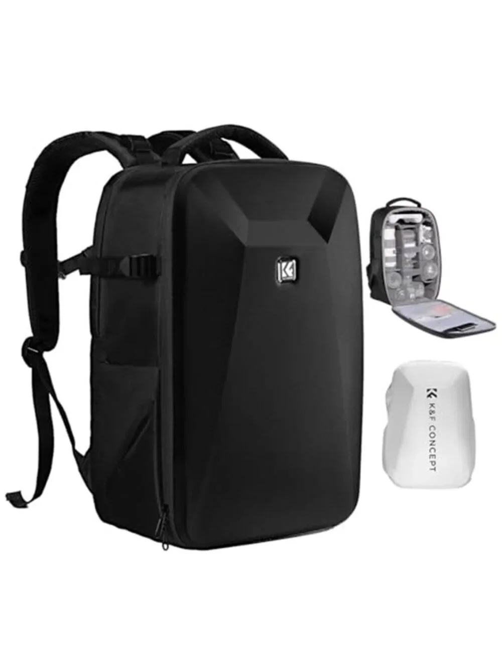 Men's Camera Backpack Hardshell Photography DSLR Camera Bag
